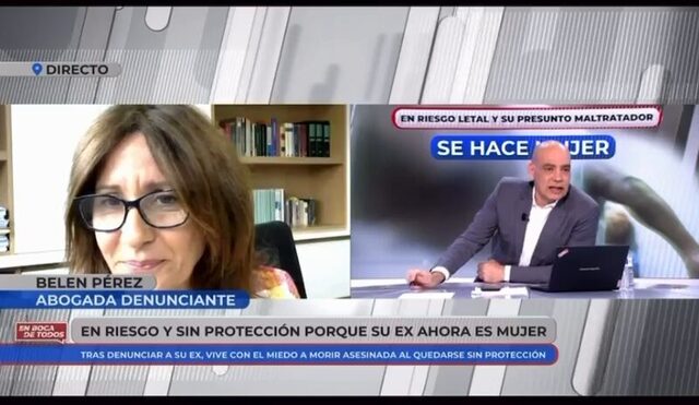 Belén Pérez Sancha entrevistada en el programa de Cuatro